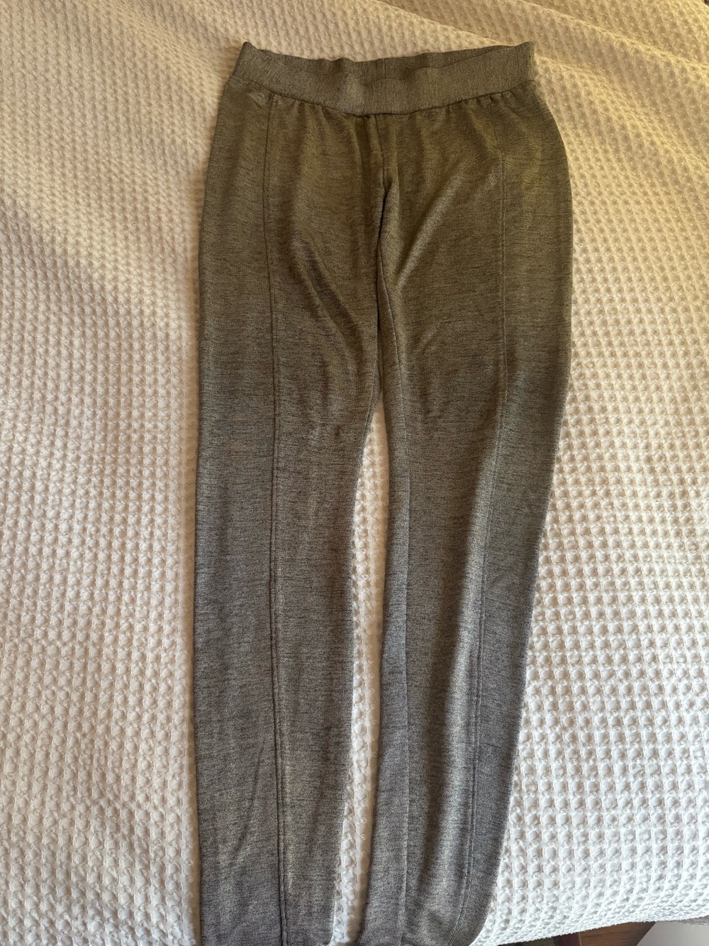 Gold Knit Jogger Pants